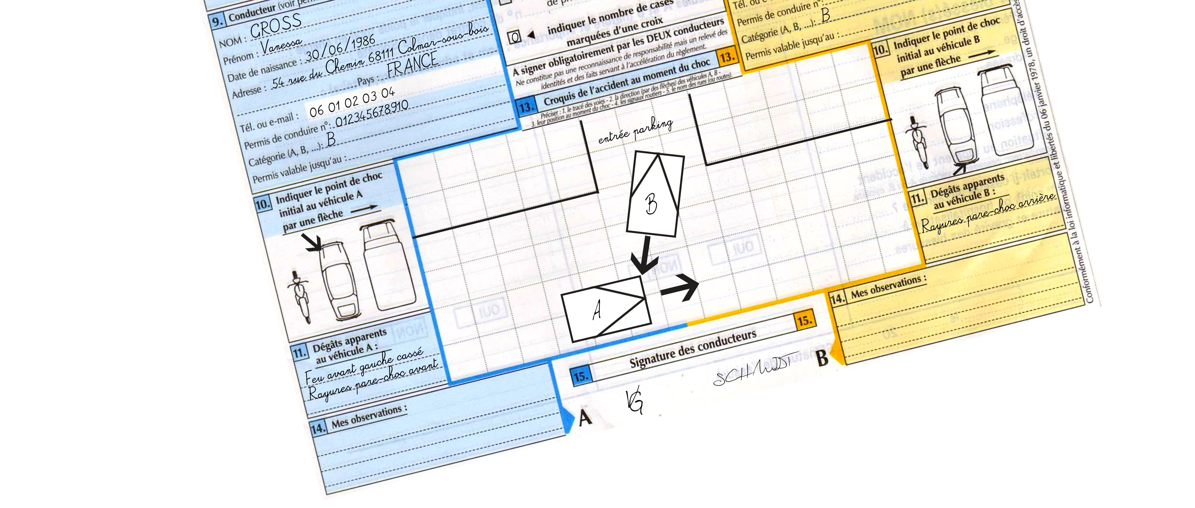 notice d'utilisation d'un contrat à l'amiable