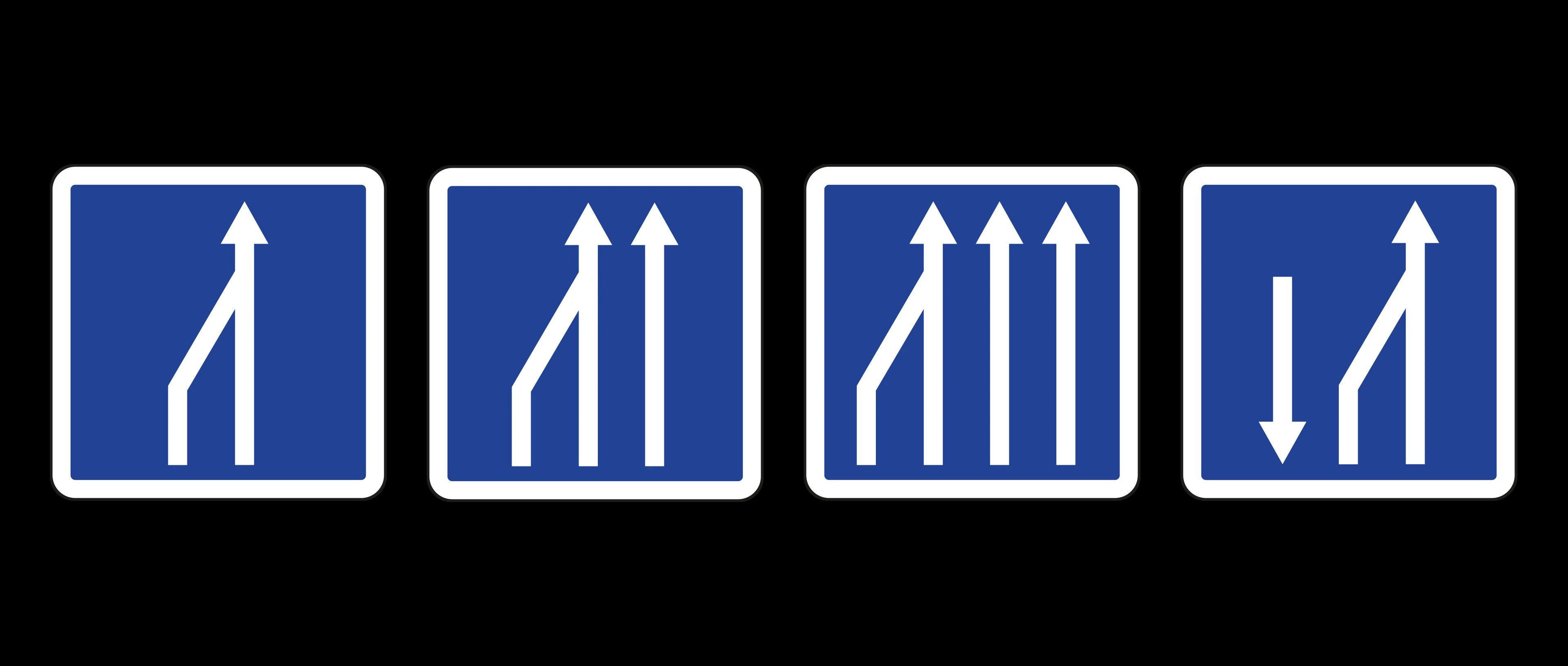 signalisation d'un créneau de dépassement