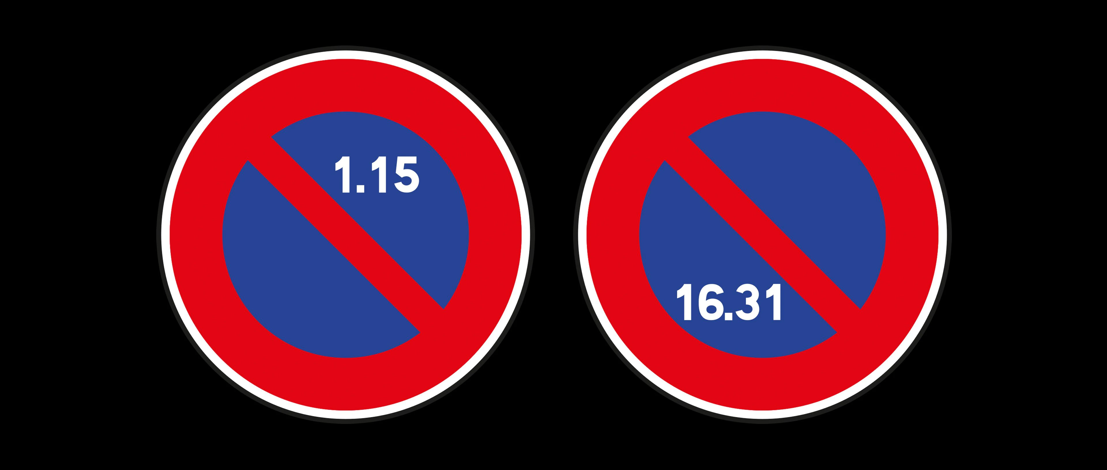 Interdiction semi-mensuelle de stationne