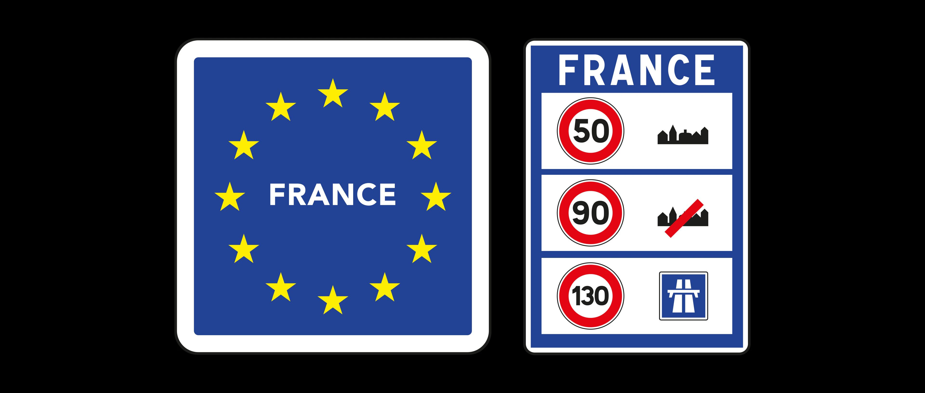 panneaux de localisation d’un État européen