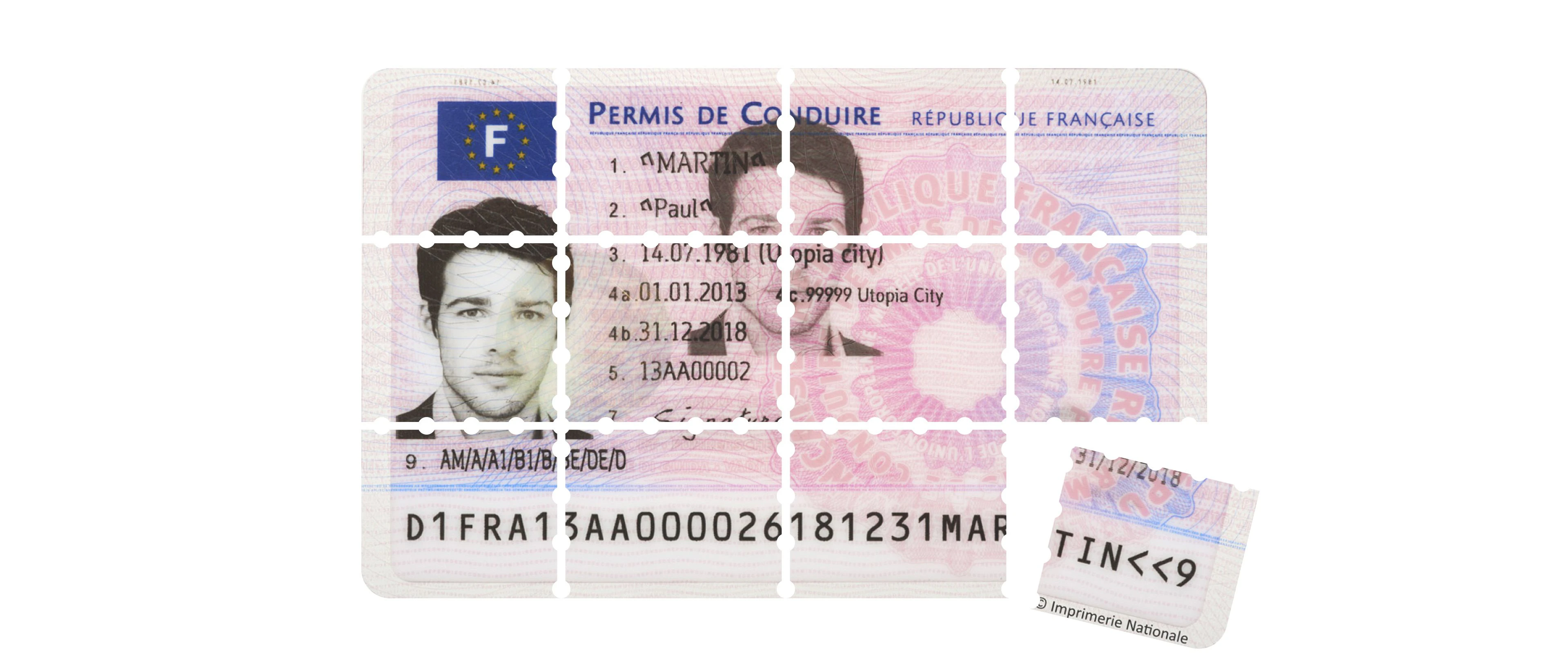 Permis de conduire au nouveau format