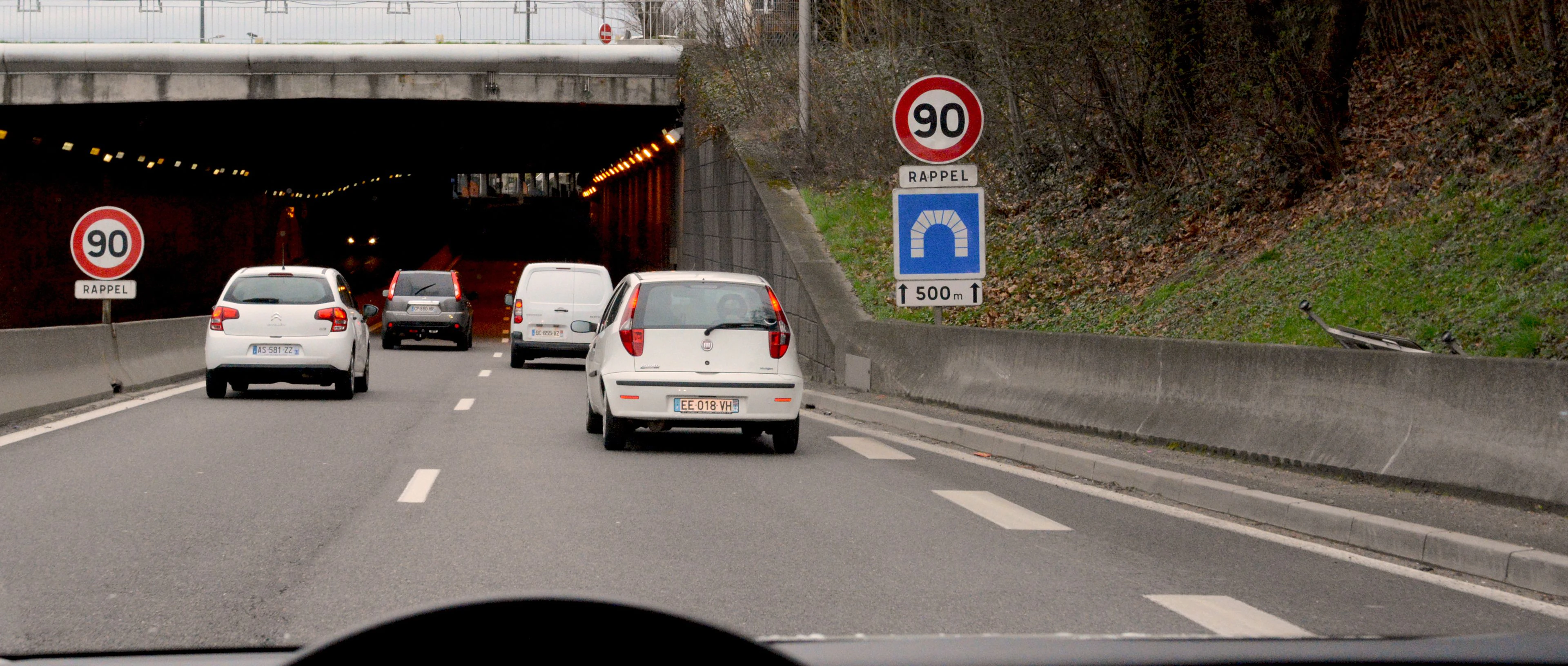 distance de sécurité sur sol sec