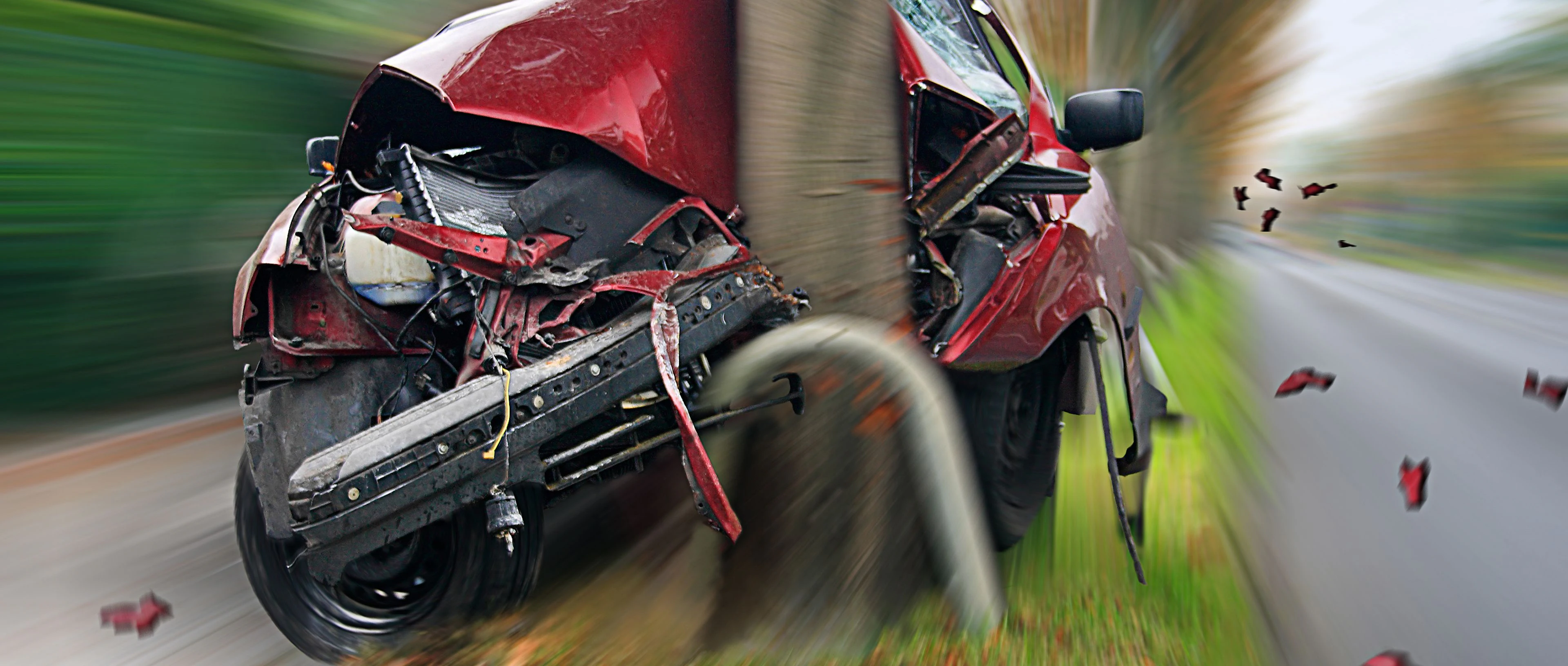 choc accident de voiture