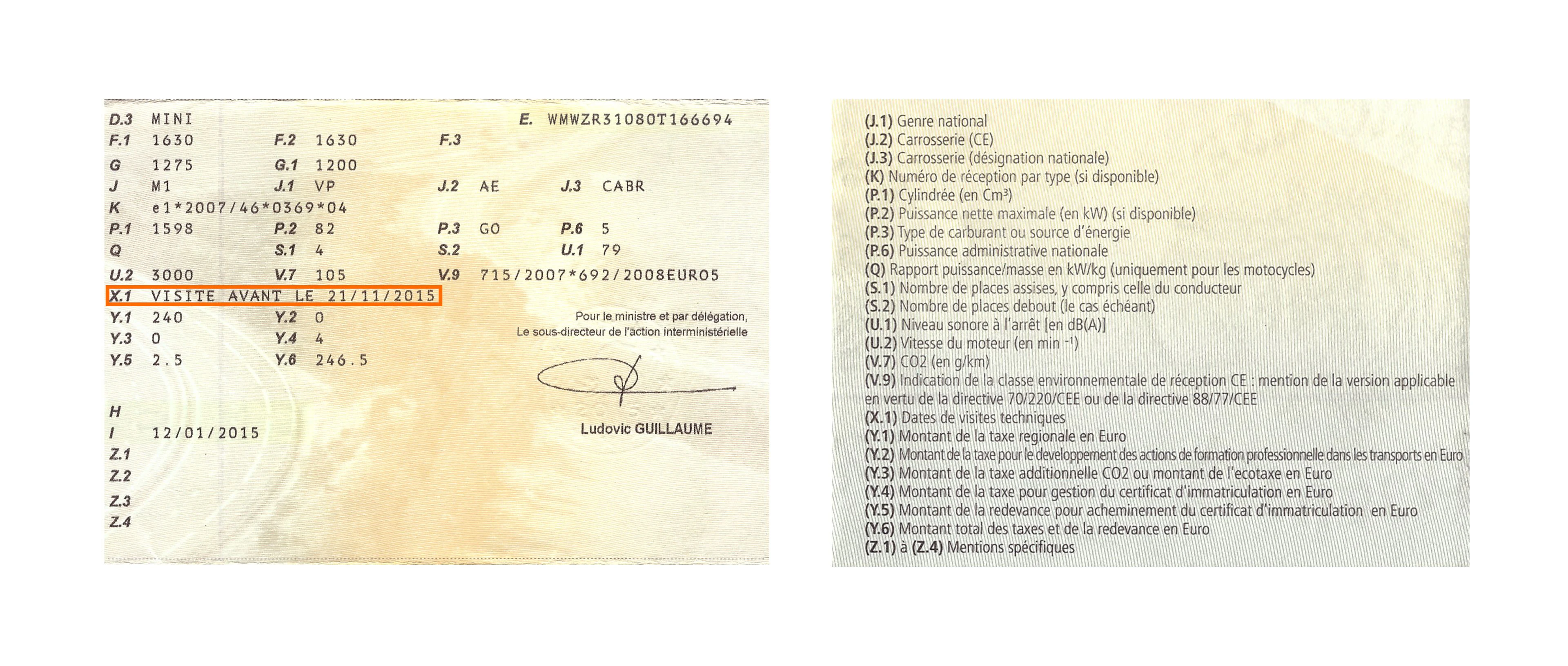 duplicata d'une carte grise