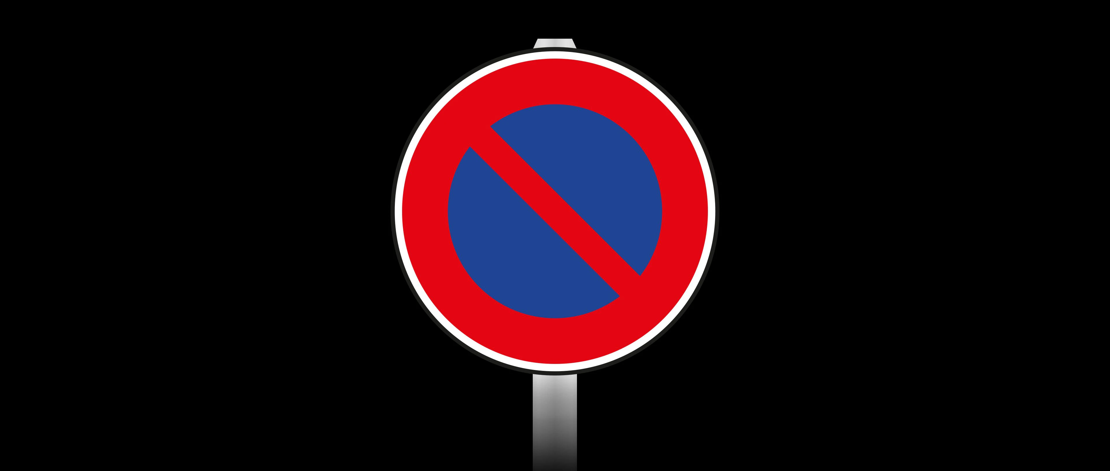 Panneau d'interdiction de stationner