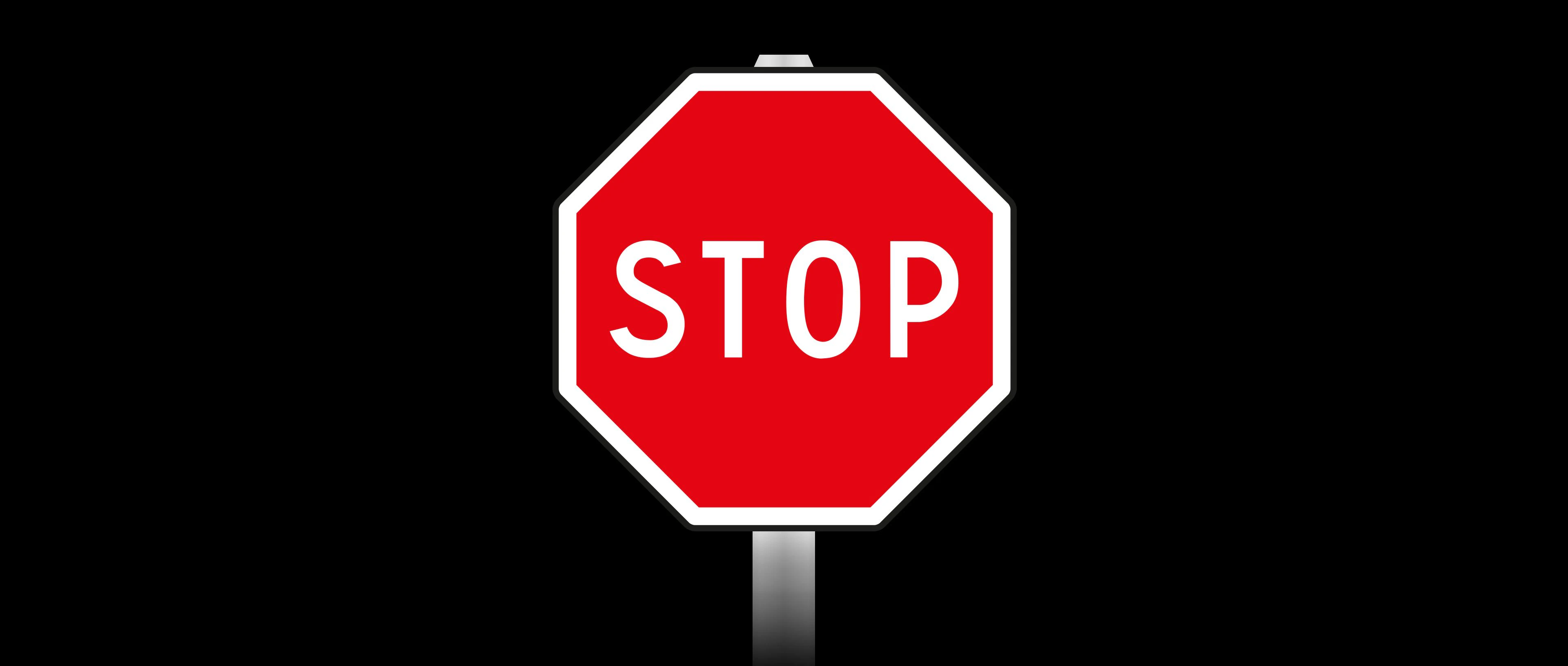 Panneau de stop