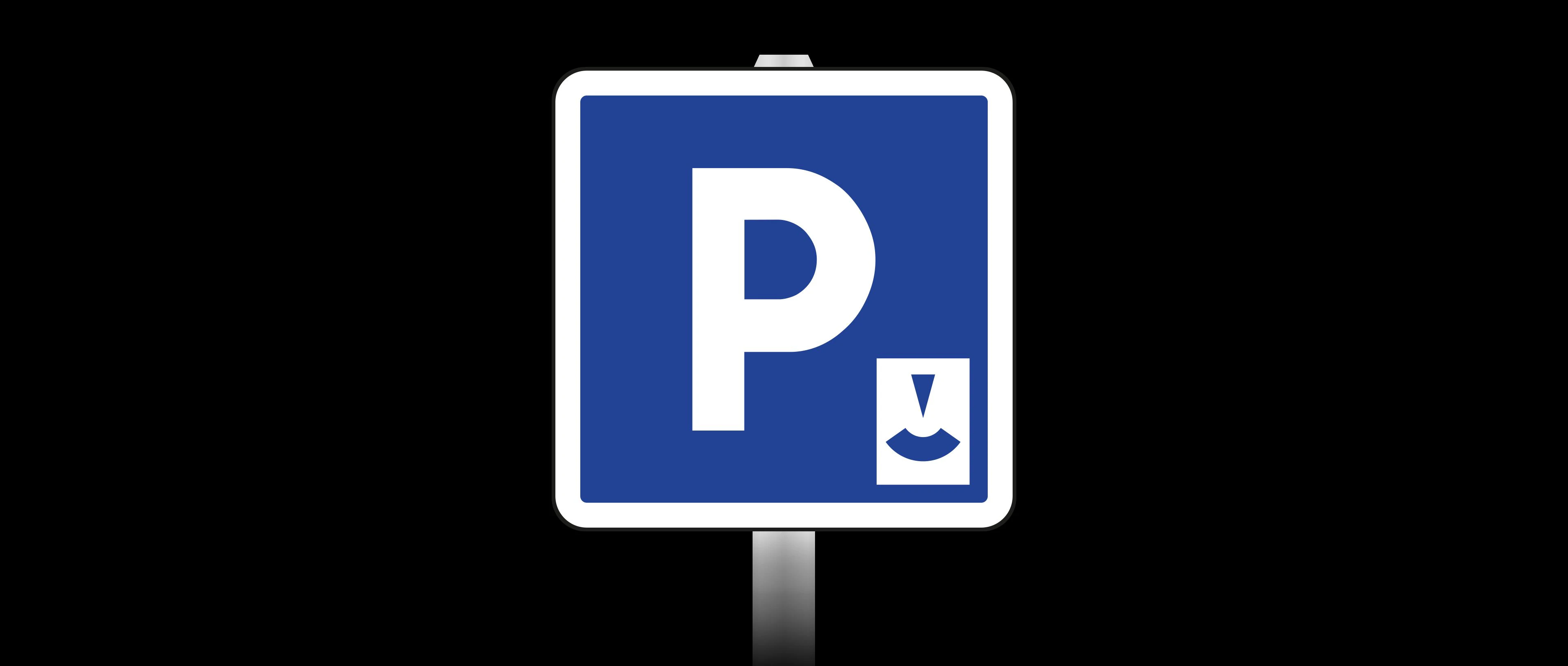 panneau parking public