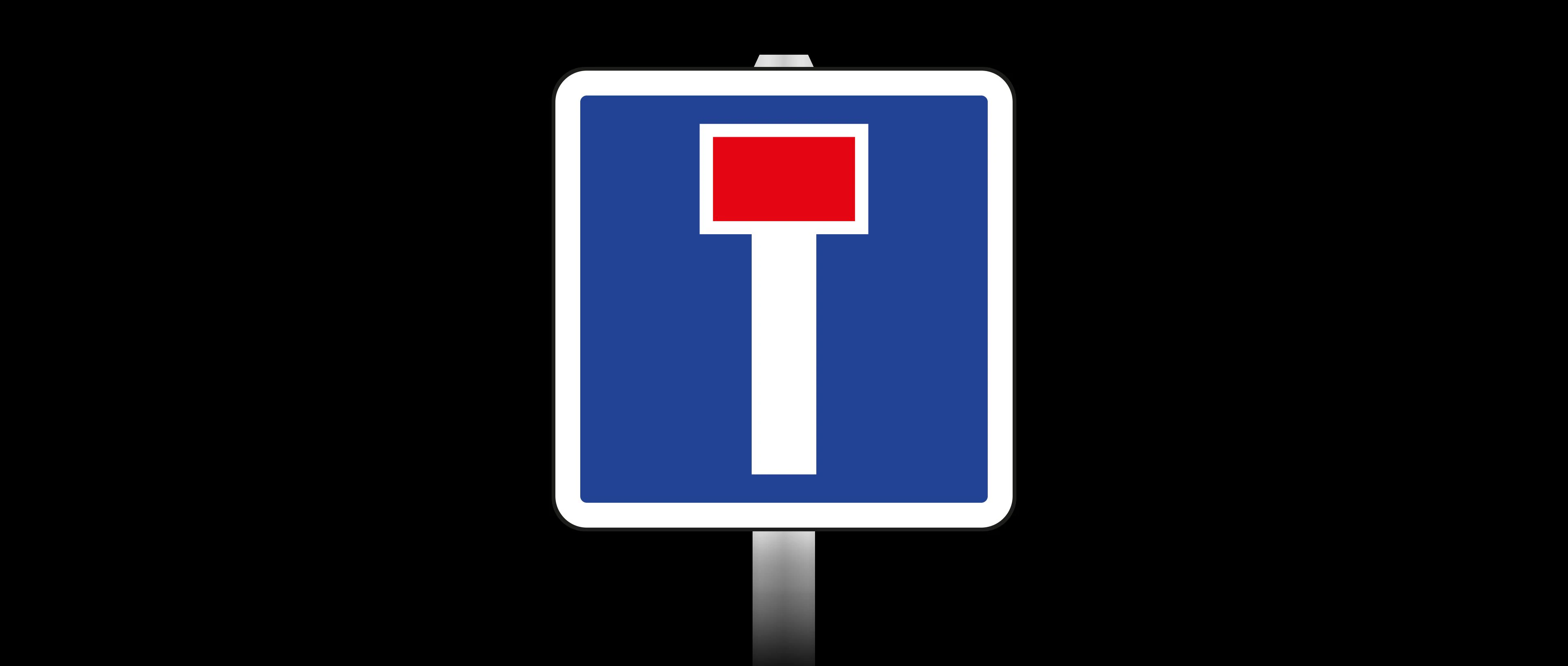 panneau d'impasse
