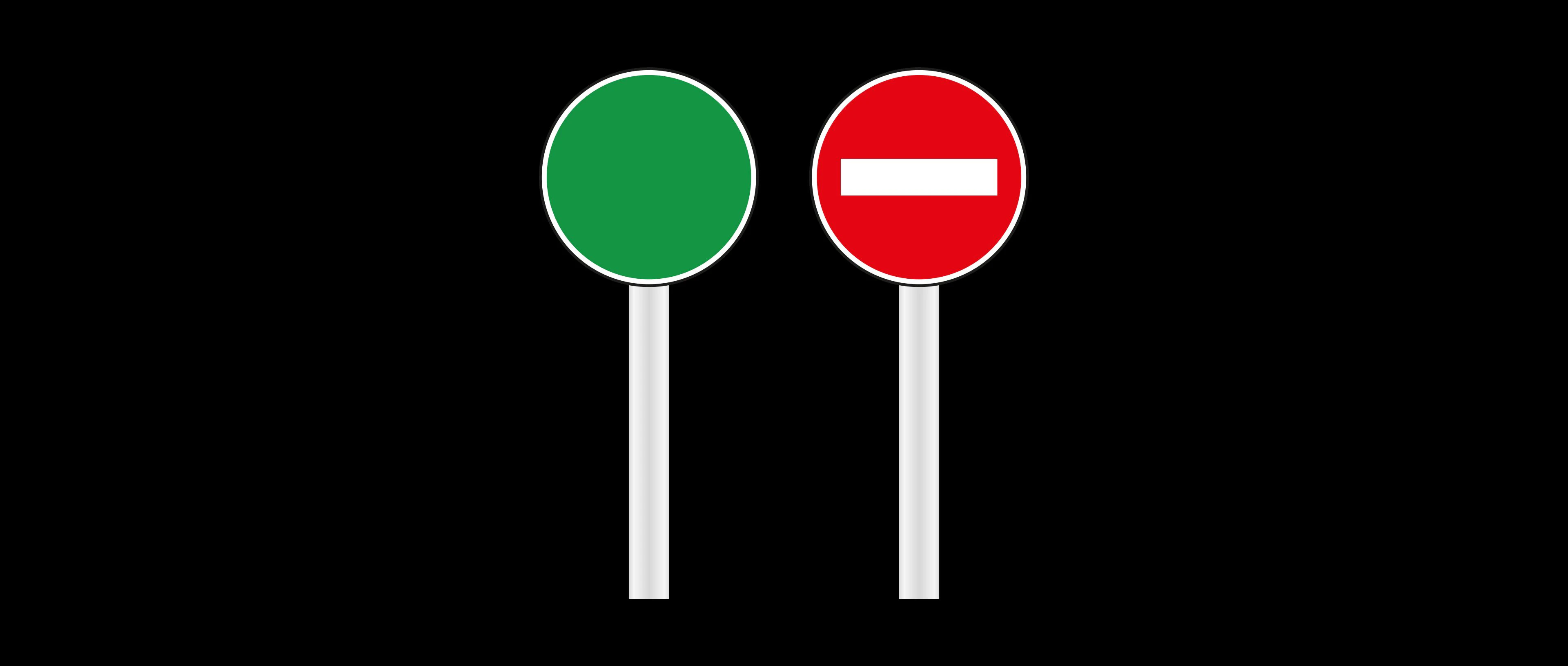 signalisation de la circulation alternée