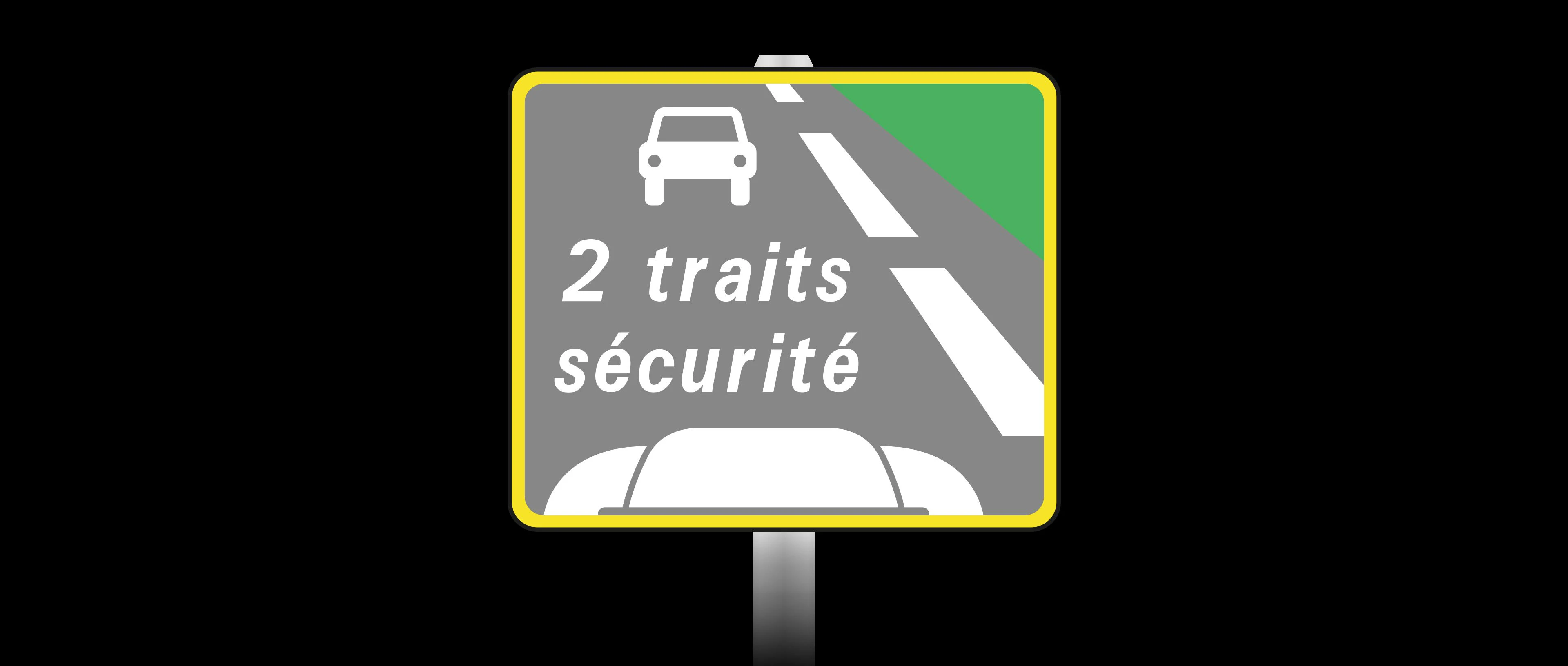 signalisation traits de sécurité