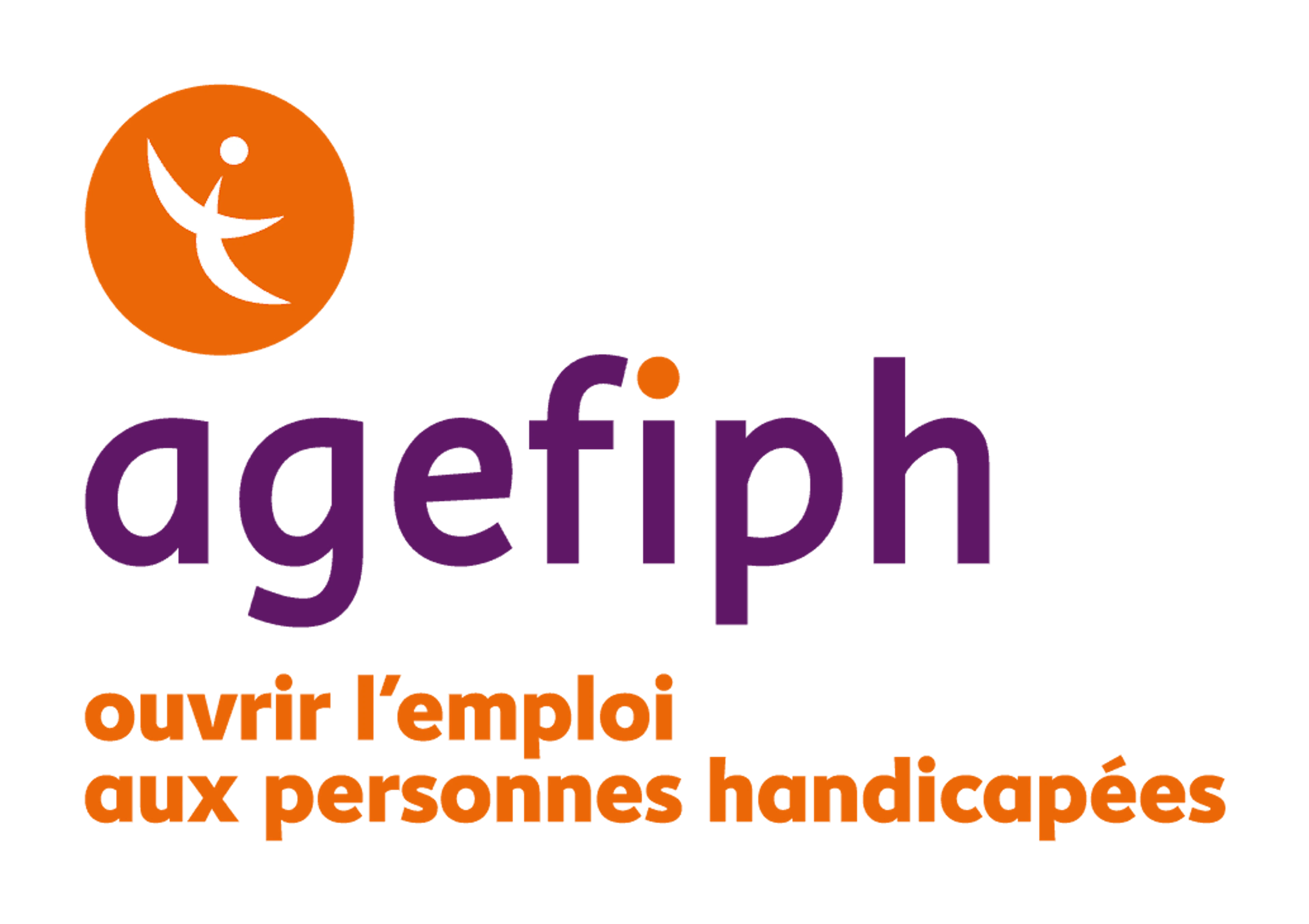 Logo de l'agefiph (association de gestion du fonds pour l'insertion professionnelle des personnes handicapées)