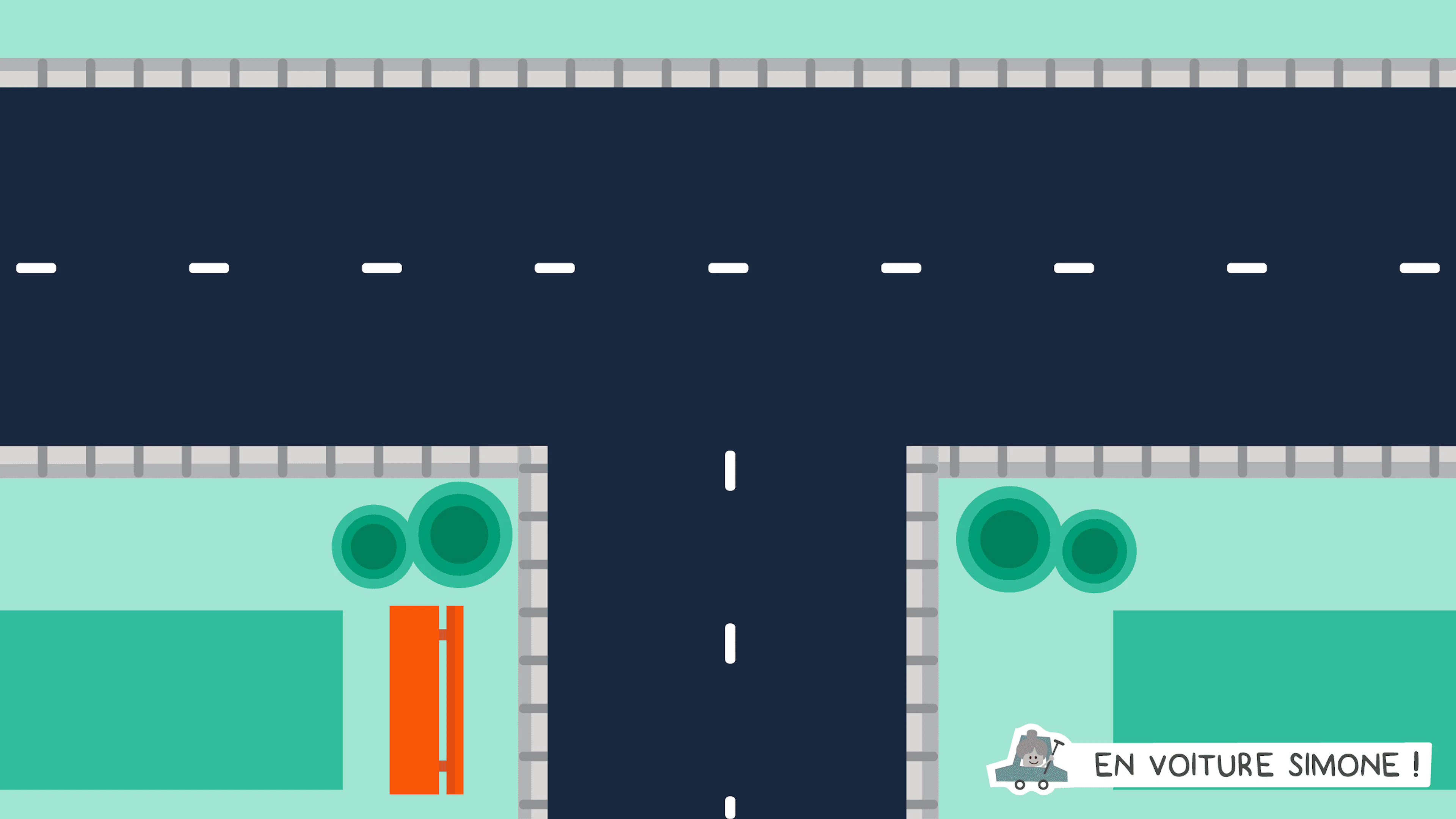 Intersection en T