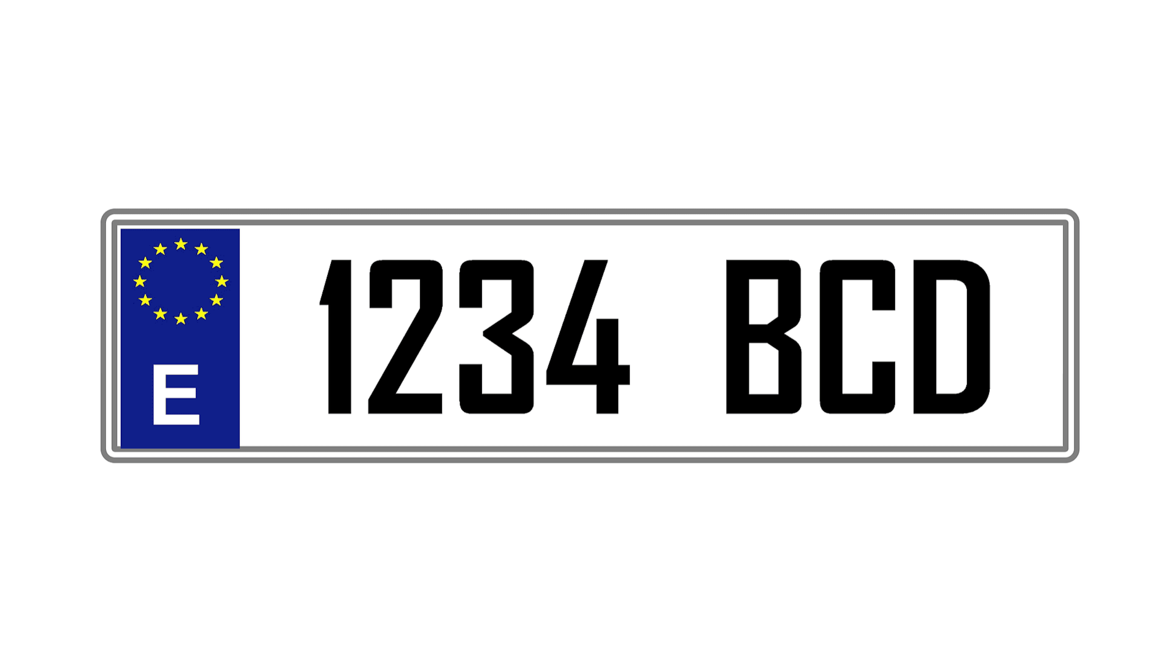 Plaque d'immatriculation