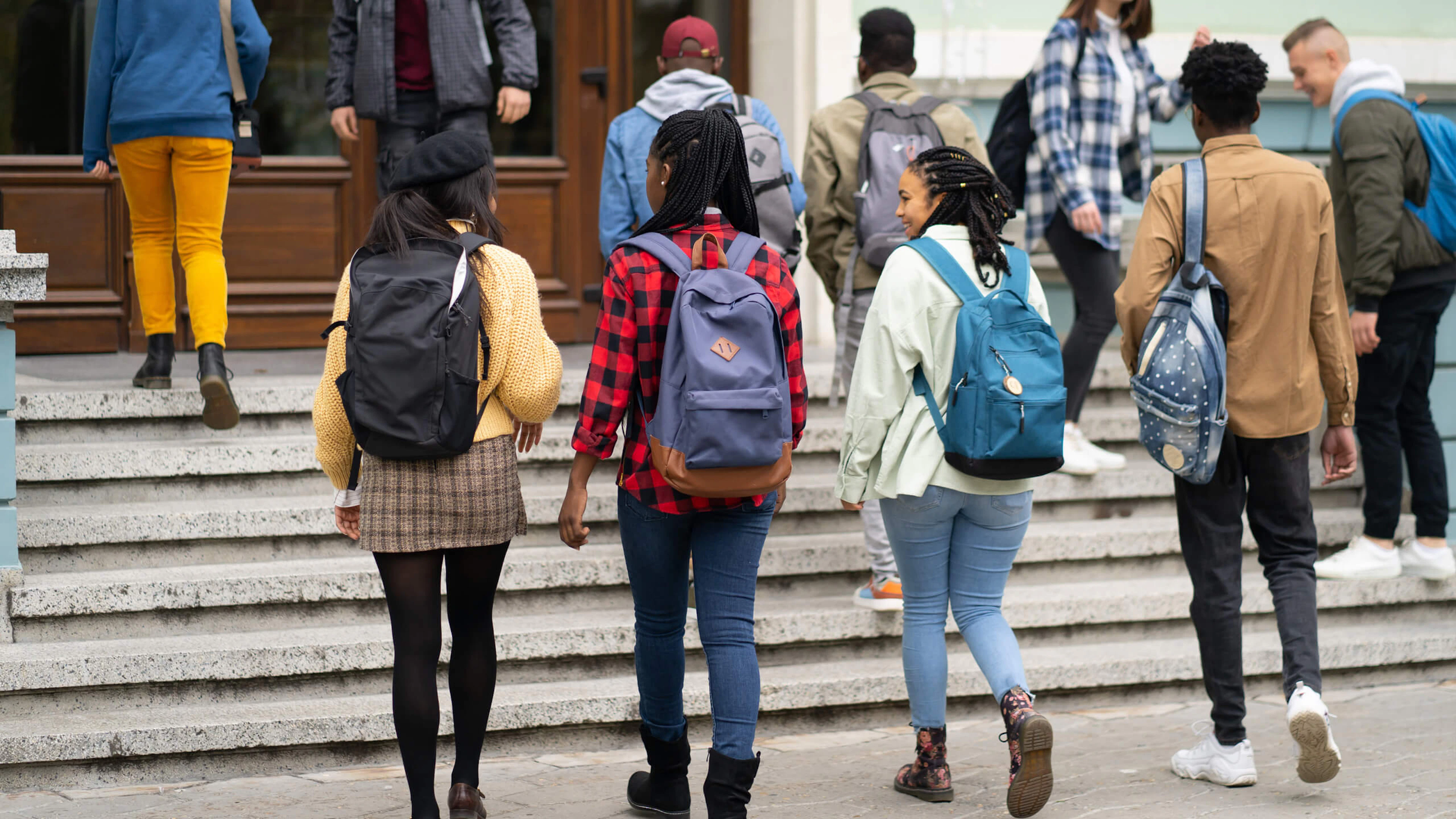 Jeunes étudiants 