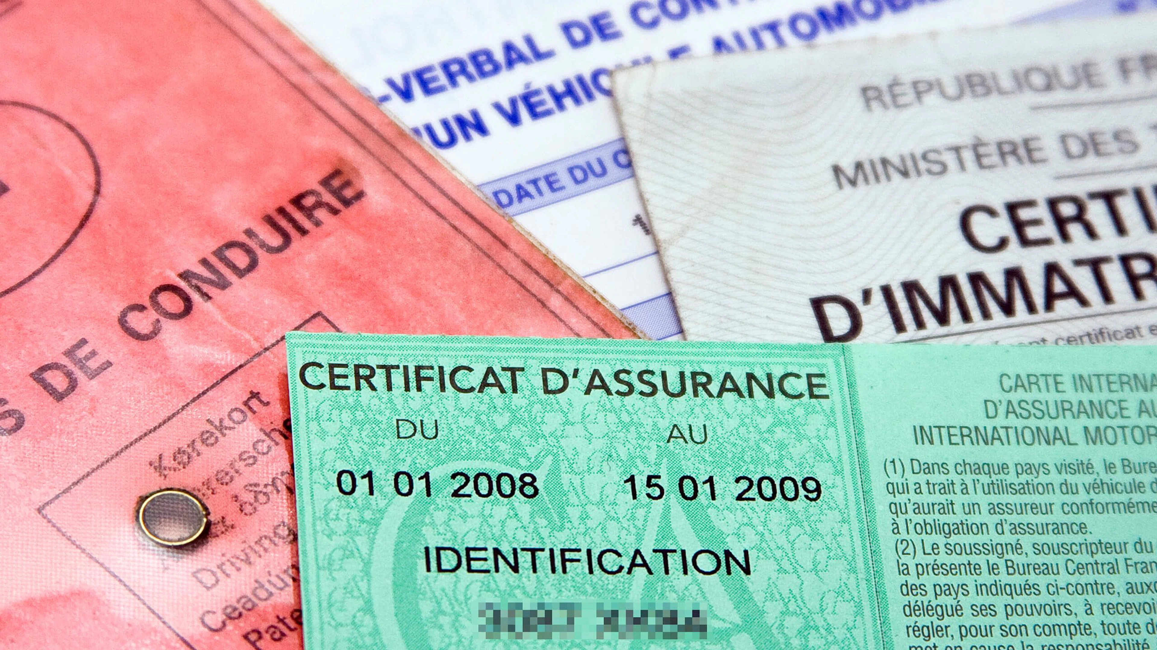 Certificat d'assurance automobile