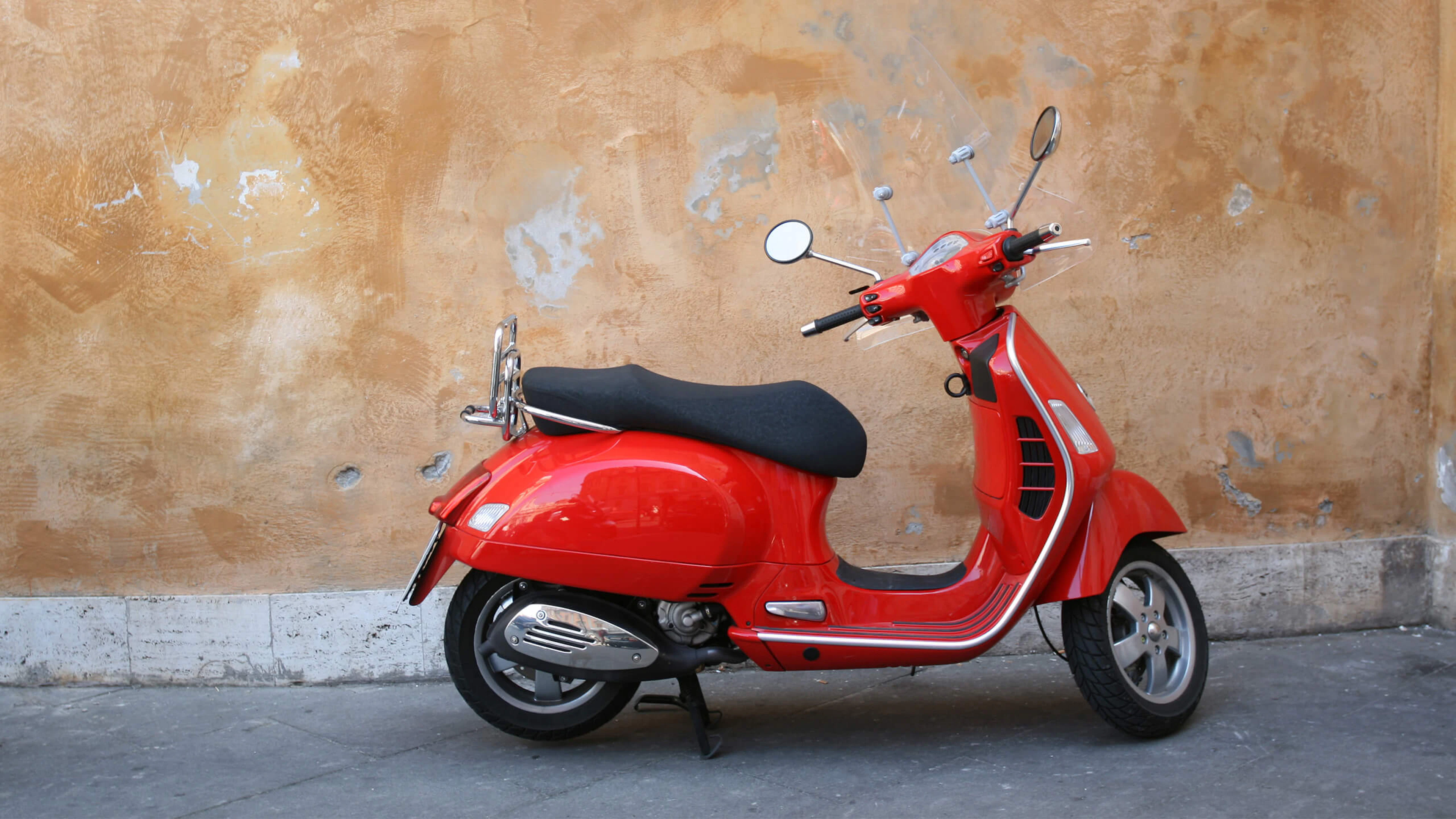 Scooter stationné