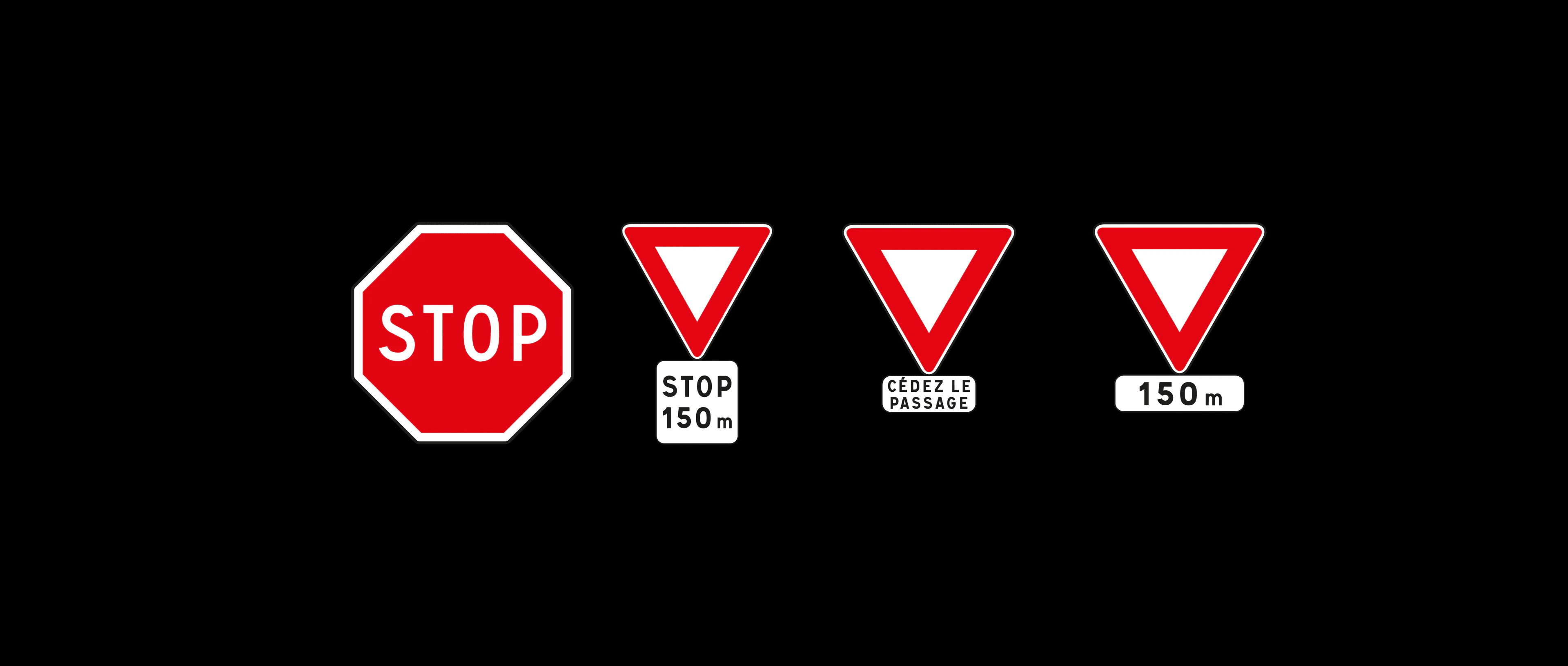 Panonceaux d'intersection 